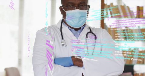 Innovative Doctor Engaging with Digital Medical Data