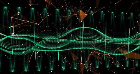 Abstract DNA Strands and Data Processing Visualization - Download Free Stock Images Pikwizard.com