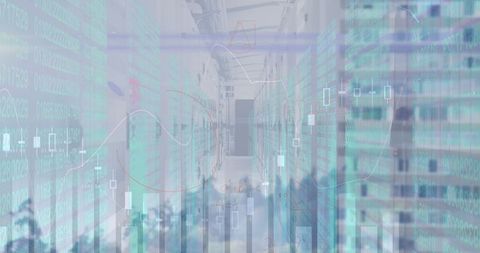 Digital Financial Analytics with Data and Citybound Reflection - Download Free Stock Images Pikwizard.com