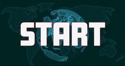 Start Banner Over Global Digital Map Display - Download Free Stock Images Pikwizard.com