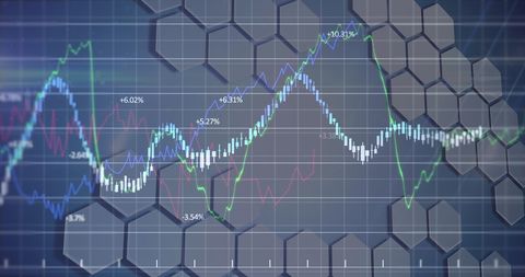 Digital Financial Data with Global Market Performance Display - Download Free Stock Images Pikwizard.com