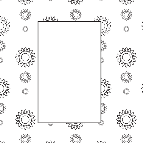 Floral Frame with Circular Patterns on Transparent Backdrop - Download Free Stock Videos Pikwizard.com