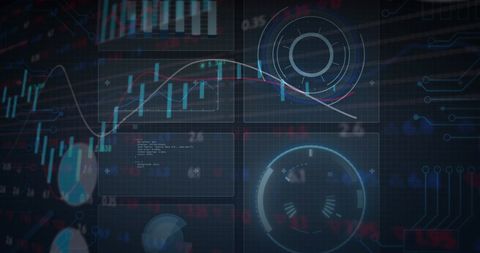 Digital Financial Data Analysis with Interface and Graph - Download Free Stock Images Pikwizard.com