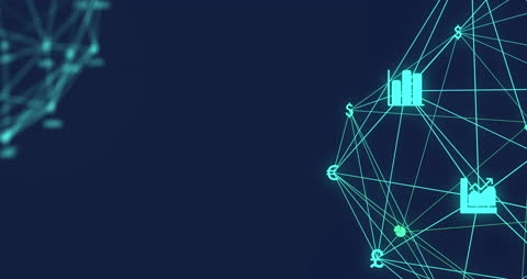 Digital Network Connects Global Data Visualization