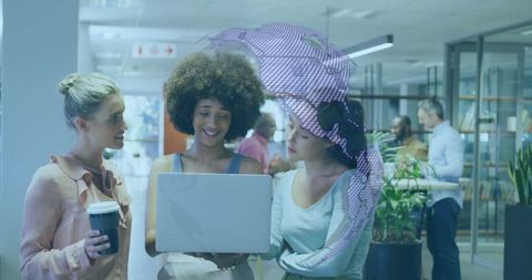 Diverse Team Discussing Innovative Ideas in Modern Office