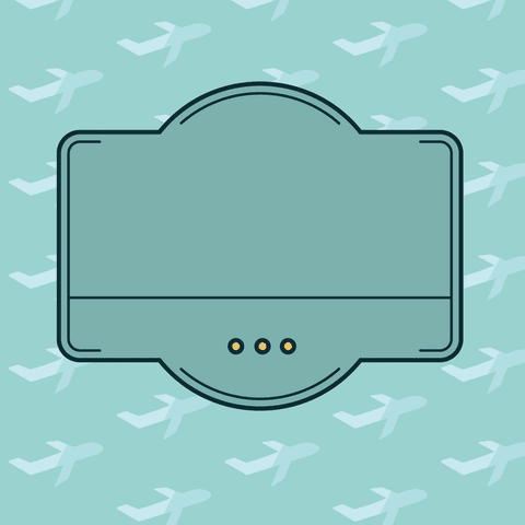 abstract shape design on transparent airplane background - Download Free Stock Videos Pikwizard.com