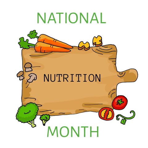 national nutrition month celebration with fresh vegetables - Download Free Stock Templates Pikwizard.com