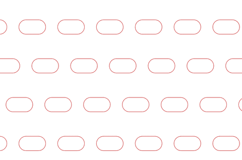Red Outlined Shapes on Transparent Background with Vector Style - Download Free Stock Videos Pikwizard.com