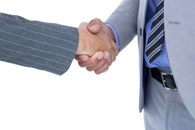 Transparent Business Handshake Between Professionals - Download Free Stock Videos Pikwizard.com