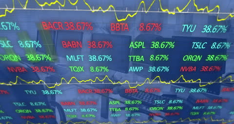 Dynamic Animation of Stock Market Trends in Office Setting