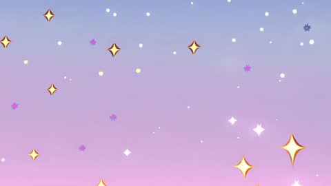 Sparkling Starry Night Sky with Colorful Gradient