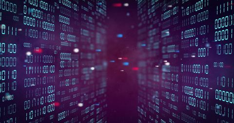 Futuristic Digital Data Streams Concept - Download Free Stock Images Pikwizard.com