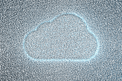 Transparent Blue Digital Cloud with Light Effect on Black - Download Free Stock Videos Pikwizard.com
