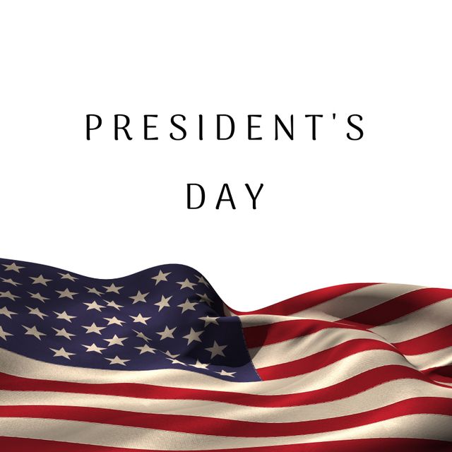 President's Day Celebration with USA Flag - Download Free Stock Templates Pikwizard.com