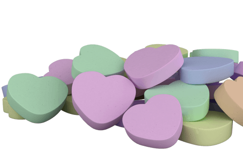 Colorful Transparent Heart-Shaped Pills for Medication Concept - Download Free Stock Videos Pikwizard.com