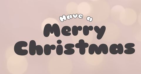 Festive Christmas Greeting with Bokeh Lights - Download Free Stock Images Pikwizard.com