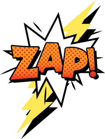 comic style zap with dynamic burst and lightning on transparent background - Download Free Stock Videos Pikwizard.com