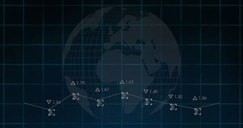 Futuristic Technology Concept with Global Data Visualization - Download Free Stock Images Pikwizard.com