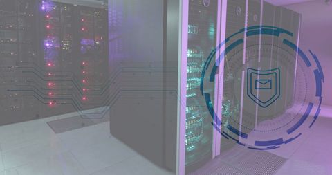 Data Security Network Inside Modern Data Center - Download Free Stock Images Pikwizard.com