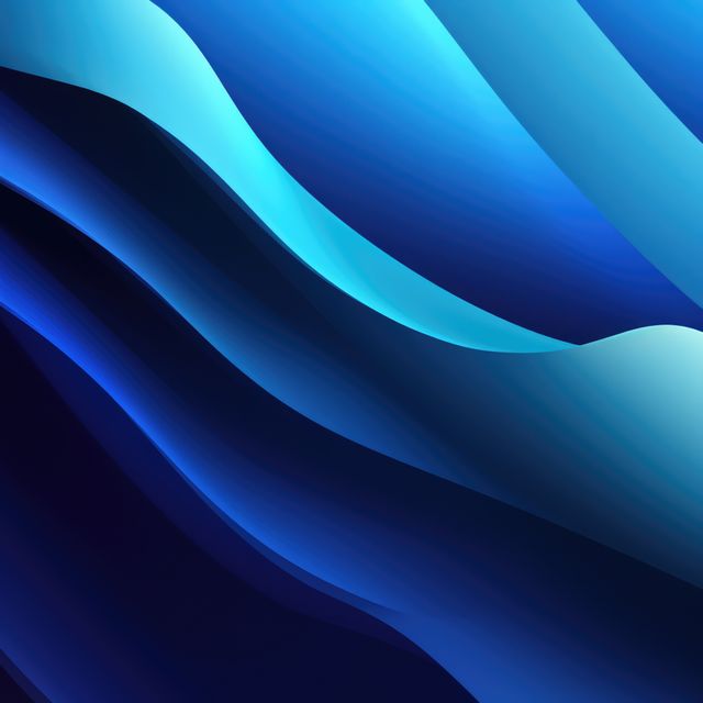 The dynamic and flowing blue wavy lines create a modern and visually appealing background suitable for digital and print materials. Perfect for use in tech design, social media graphics, presentations, and modern web design.