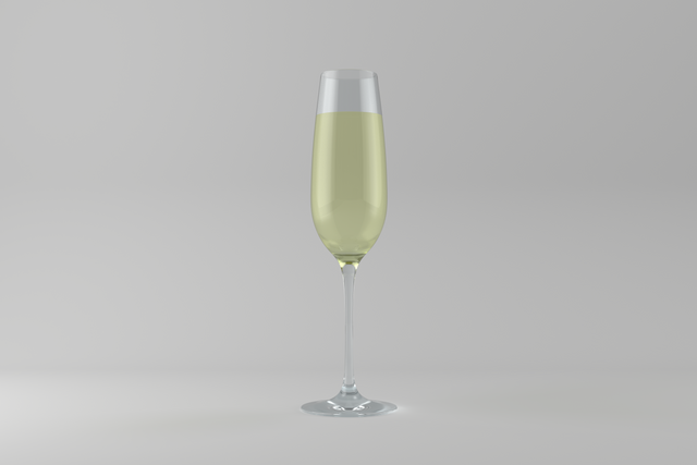 Transparent Glass of Champagne on Isolated Vector Background - Download Free Stock Videos Pikwizard.com