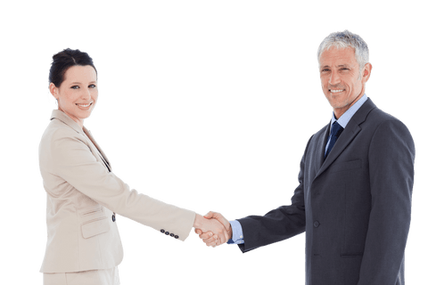 transparent business partnership handshake between smiling professionals - Download Free Stock Videos Pikwizard.com