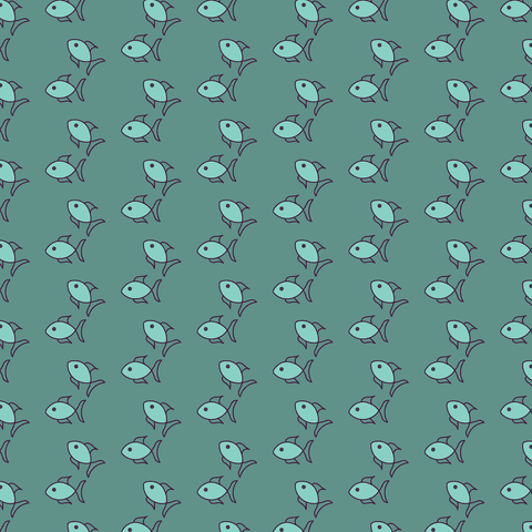 seamless blue fish pattern on transparent background for creative design - Download Free Stock Videos Pikwizard.com