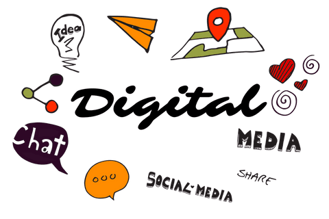 transparent social media communication icons with doodles - Download Free Stock Videos Pikwizard.com