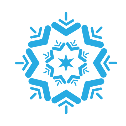transparent digital blue snowflake design vector art - Download Free Stock Videos Pikwizard.com