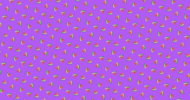 Vibrant Watermelon Pattern on Purple Background - Download Free Stock Images Pikwizard.com