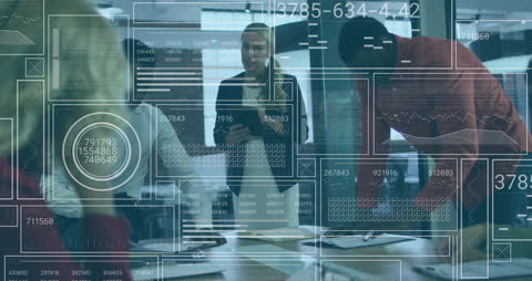 Data Processing Interface in Modern Business Meeting