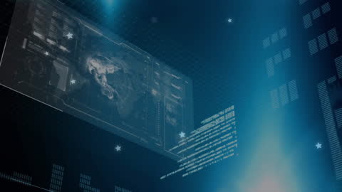 Abstract Digital Interface with Data Analytics