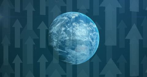 Globe with Financial Data Signifying Global Business Growth - Download Free Stock Images Pikwizard.com