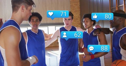 Basketball Team Unity Enhanced by Social Media Interaction