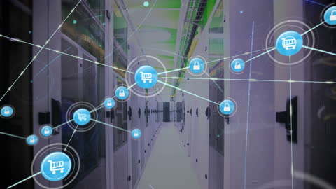Digital Network Mesh Over Data Center Aisle