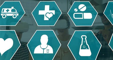 People Exploring Medical Icons through Virtual Reality