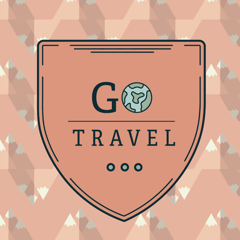 transparent badge illustration with go travel theme - Download Free Stock Videos Pikwizard.com