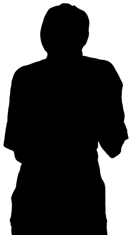 transparent silhouette of man standing with curled arm - Download Free Stock Videos Pikwizard.com