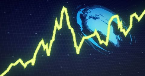 Rising Financial Data Highlights Global Economic Growth - Download Free Stock Images Pikwizard.com