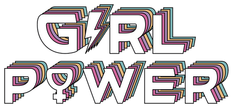 Empowering Girl Power Text with Transparent Background - Download Free Stock Videos Pikwizard.com