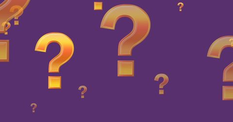 Yellow Question Marks on Purple Background - Download Free Stock Images Pikwizard.com