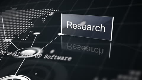 Digital World Map Highlighting Global Research