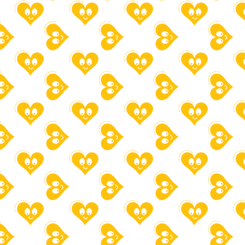 Yellow Heart Pattern on Transparent Background for Creative Design - Download Free Stock Videos Pikwizard.com