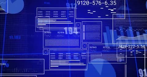 Dynamic Data Trends Visualization in Digital Dashboard Interface