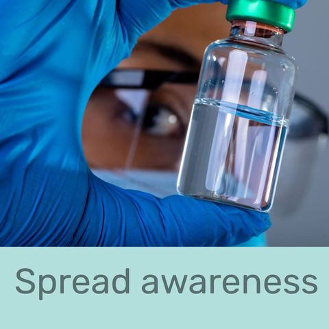 Doctor Holding Vaccine Vial for Health Awareness - Download Free Stock Templates Pikwizard.com