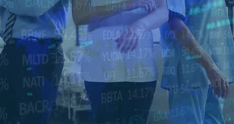 Global Networking Concept with Digital Interface Animation