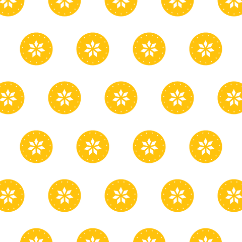 Seamless Yellow Floral Pattern on Transparent Vector Design - Download Free Stock Videos Pikwizard.com