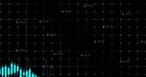 Digital Data Visualization with Blue Grid and Timeline - Download Free Stock Images Pikwizard.com