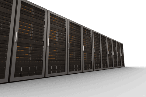 transparent illustration of modern computer servers in a row - Download Free Stock Videos Pikwizard.com