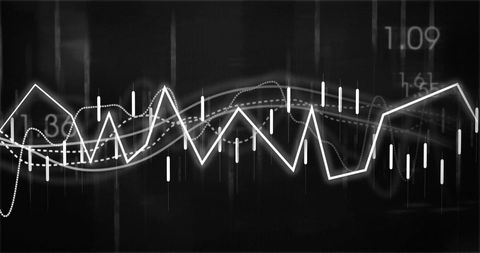 Abstract Digital Waveform Display with Numerical Data - Download Free Stock Images Pikwizard.com